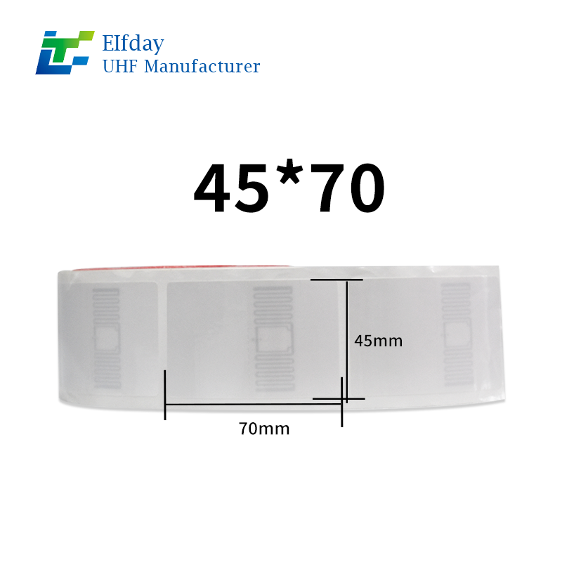 UHF Butterfly Beacon Synthetic paper Sticker KU7 Chip 45*70mm